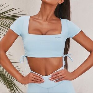 Bo+Tee Slinky Crop Top